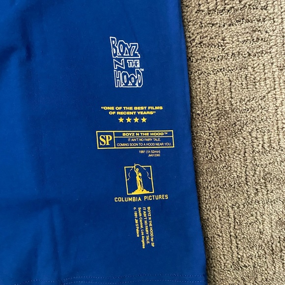 Boyz n the Hood Blue Graphic T-Shirt - Picture 3 of 4